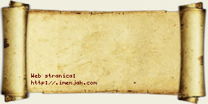 Jelenka Kaloper vizit kartica